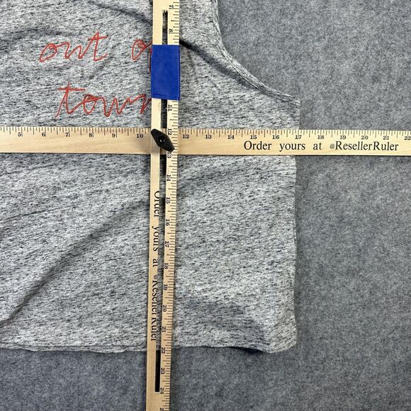 Madewell Mile(s) Tank Top Womens Small Gray Out Of Town Graphic Travel Casual - Picture 8 of 8